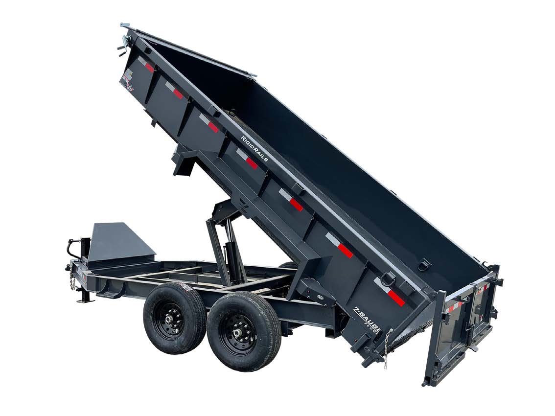 DL 16 Lamar Low Profile Dump Trailer Kraftsman Trailers